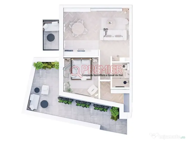 Serban Voda - Carol - Tineretului - 2 camere cu terasa
