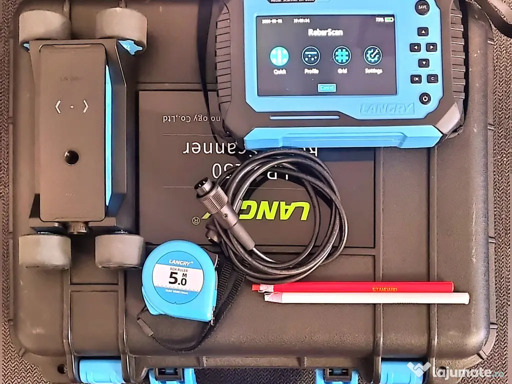 Nou! Detector Profesional Armături Beton – Precizie și Eficiență