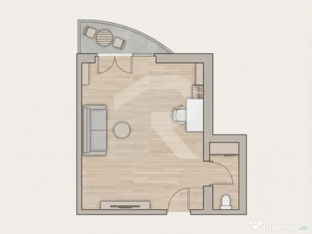 Spatiu birouri Mihalache -Turda in imobil mixt, 33 mp, centr