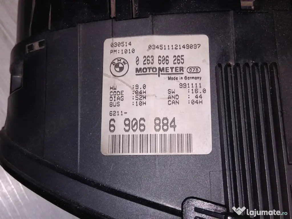 Ceas bord BMW E46 cod 0263606265 funcțional