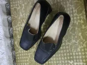 Pantofi cu toc,noi,de dama,piele naturala. 