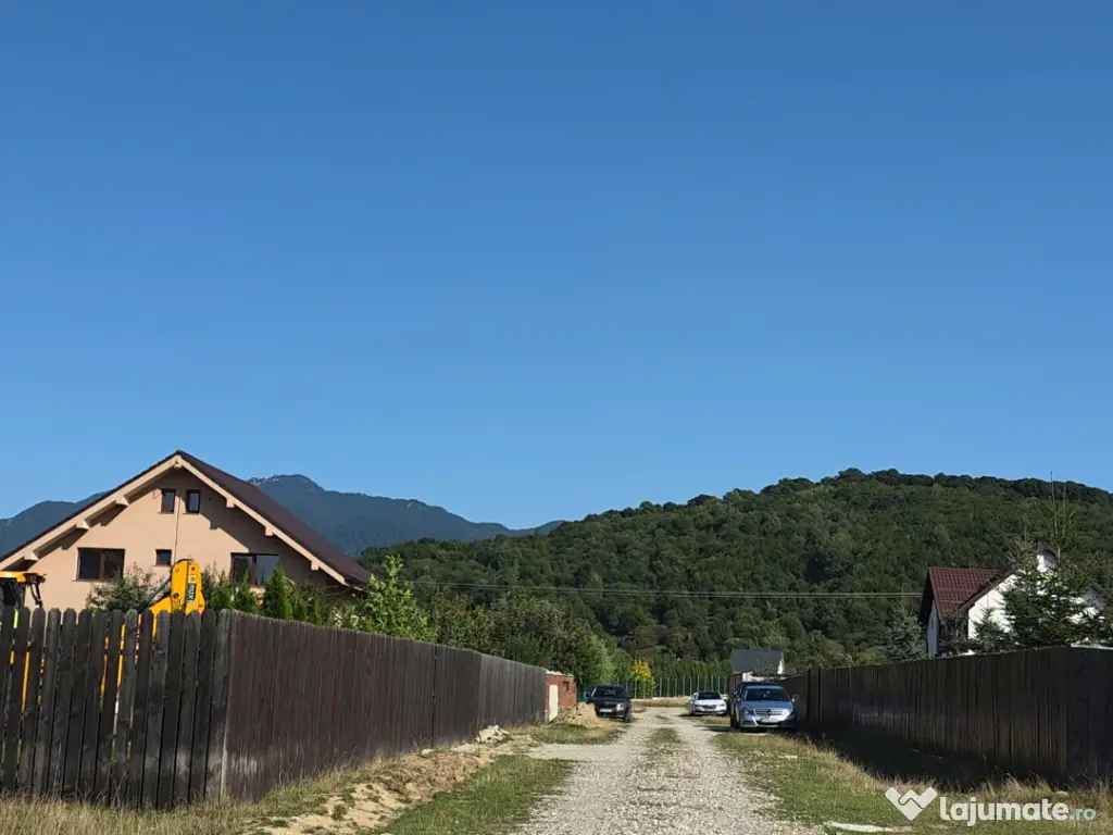 Teren Intravilan 1000mp Râșnov – Glăjărie, Curent la poartă, Acte 2026