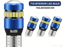 Bec LED T10 W5W Canbus fără Eroare Lumini Parcare, Semnalizare și Interior Auto