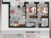 3 Camere Direct Dezvoltator -Incalzire Pardoseala/500 mt STB 