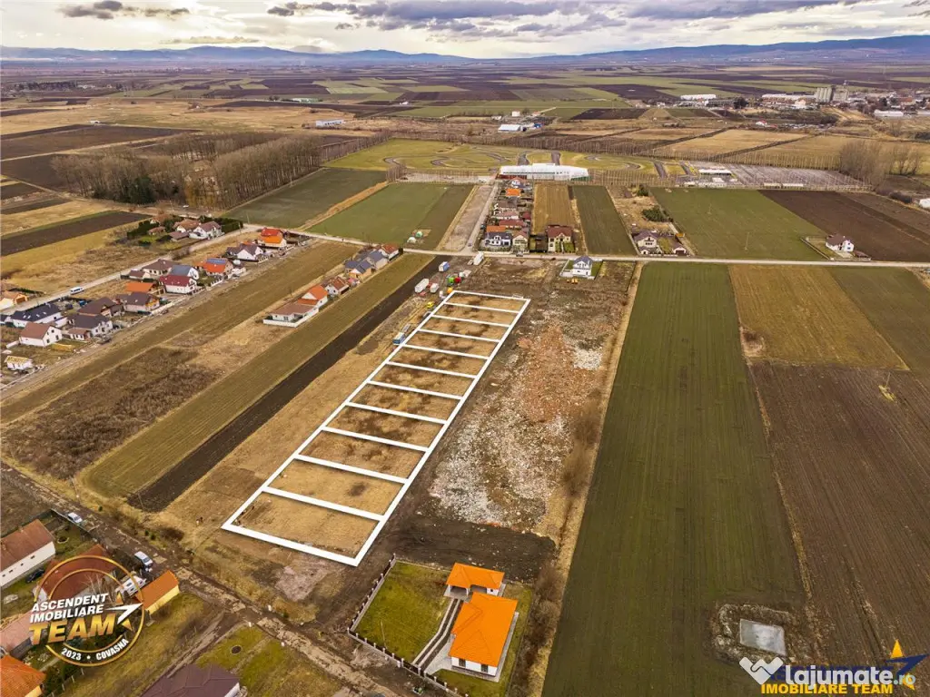 FILM! Terenuri intravilane de 680mp de , cu utilitati, Targu