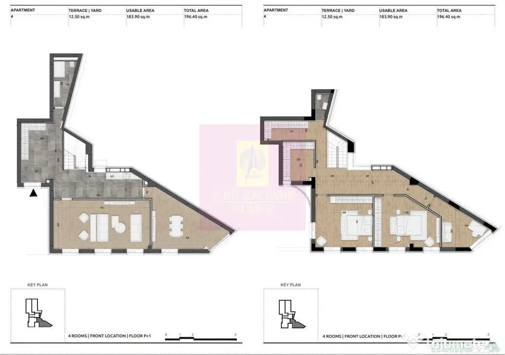 Apartament 4 camere, tip duplex, P+1 – Licurg