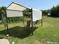 Pavilion, otel/poliester, 300 x 300 cm, H 280 cm 
