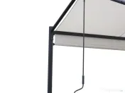 Pavilion, otel/poliester, 300 x 300 cm, H 280 cm