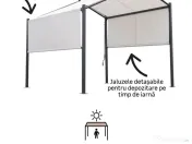 Pavilion, otel/poliester, 300 x 300 cm, H 280 cm