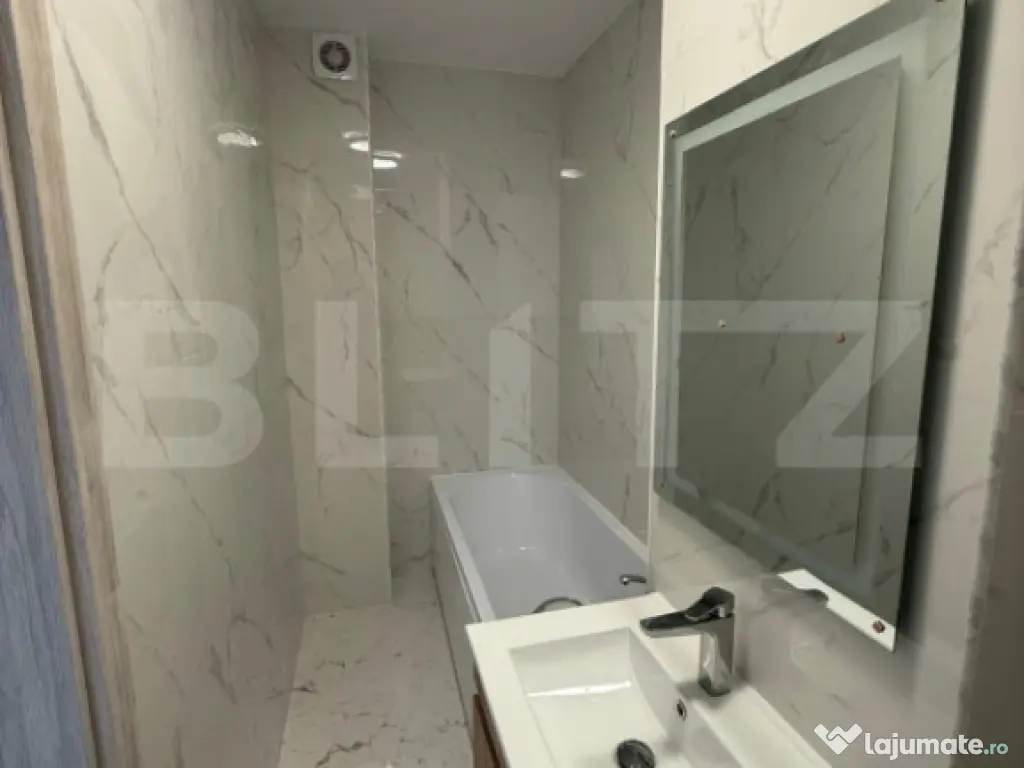 Apartament cu 2 camere, 53 mp, etaj 3 - Dacia