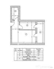 Garsoniera spatioasa, imobil nou finalizat, metrou Berceni 