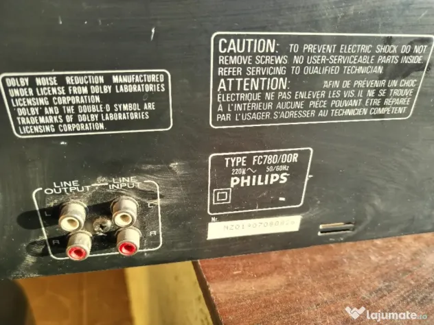 Dublu deck philips fc 780 defect