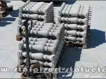 Stâlpișori, baluștri, popici, mosoare, din beton, model B2.
