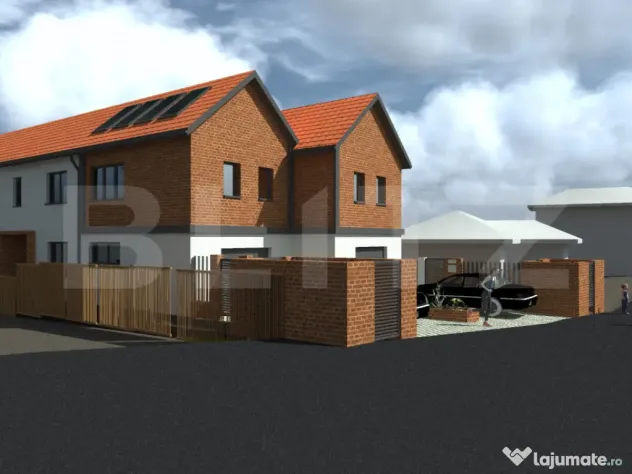 Teren intravilan 2915 mp cu autorizație duplex, zona pârti
