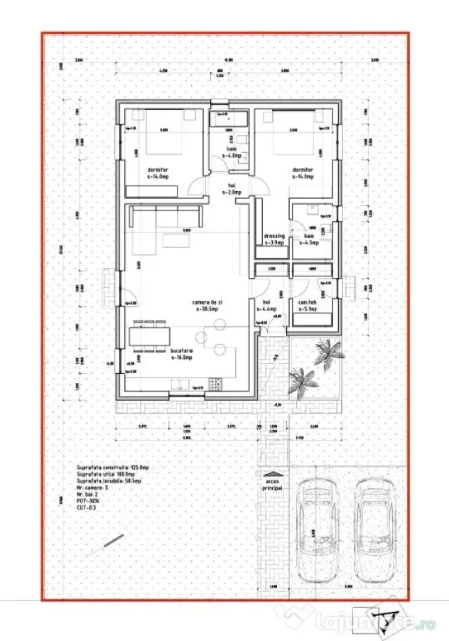 Case pe un nivel in faza 2 a cartierului domus residence, cristian