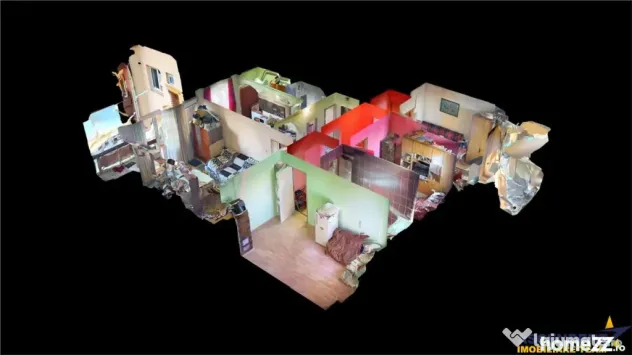 Tur 3D! Apartament 4 camere,2 balcoane,2 bai,zona centrala A