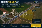 Teren DN1 Băicoi 18.557 mp – dublu acces, ideal dezvoltar 