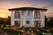 Casa-5 camere-P+1+P-147mp utili-600mp teren-Utilitati-San...