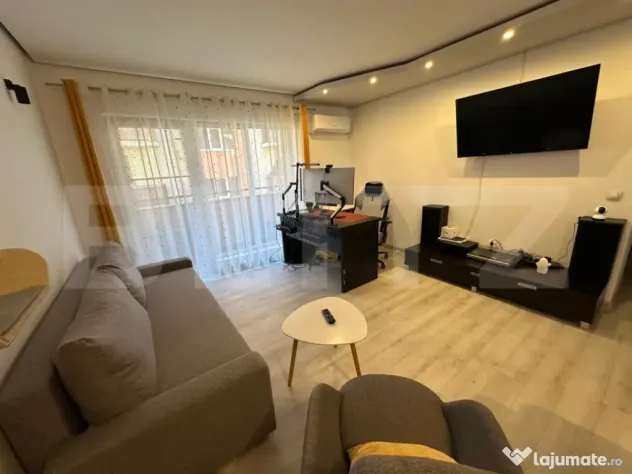 Apartament 2 camere, decomandat, 50 mp, AC, parcare, zona Er