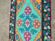 Carpetă cu model floral 