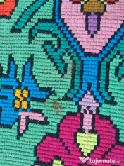 Carpetă cu model floral 