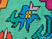 Carpetă cu model floral 