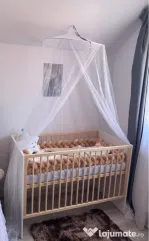 Patut bebelus cu saltea cocos