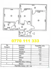 Apartament 2 camere decomandat, zona Progresu.