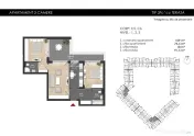 Apartament 3 camere-92mp SU, cu Terasa 18mp –Zona Mall Colosseum 
