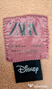 Geacă ZARA fata cu gluga impermeabila 4-5 ani (110 cm) NOUĂ Disney Minnie Mouse 
