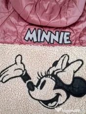 Geacă ZARA fata cu gluga impermeabila 4-5 ani (110 cm) NOUĂ Disney Minnie Mouse 