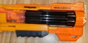 Pușca Nerf Vagabond și Pușca Nerf albastra cu mașinuțe 