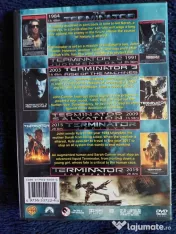 Boxset TERMINATOR, 6 filme, DVD-uri originale, subtitrate RO 