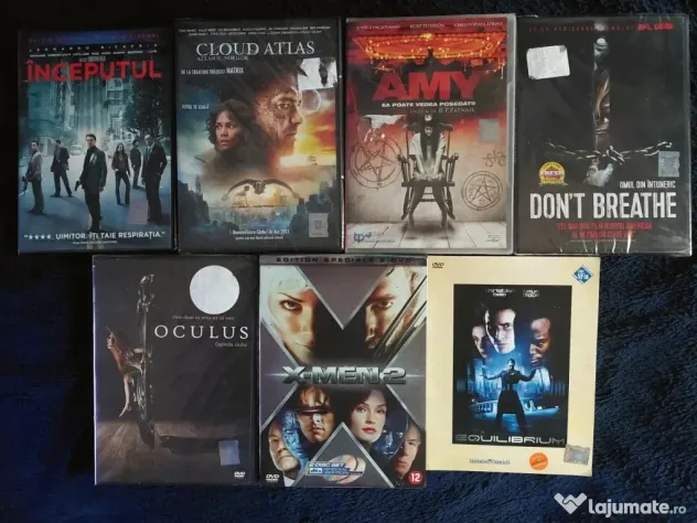 Set 7 filme SF / Horror (Originale), unele sigilate, subtitrate RO