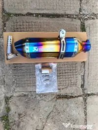 Toba SPORT MOTO / ATV AKRAPOVIC BLUE FLAME ! NOU 