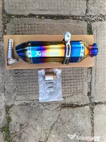 Toba sport moto / atv akrapovic blue flame! nou