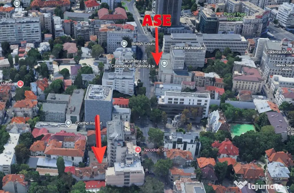 PIATA ROMANA - Calea Dorobanti, ASE | Vila - Spatiu Comer...