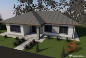 Casă modernă parter, zonă excelentă – 3 camere, teras? 