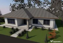 Casă modernă parter, zonă excelentă – 3 camere, teras?