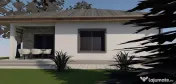 Casă modernă parter, zonă excelentă – 3 camere, teras? 