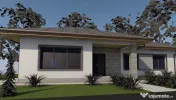 Casă modernă parter, zonă excelentă – 3 camere, teras? 