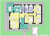 Casă modernă parter, zonă excelentă – 3 camere, teras? 