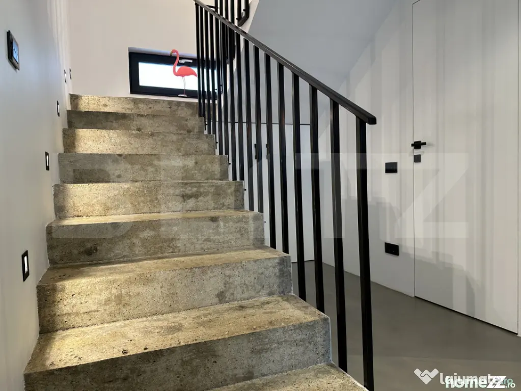 Casă modernă stil industrial, 120 mp utili, zona intrare B