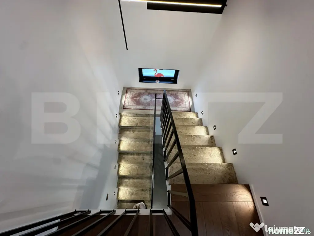 Casă modernă stil industrial, 120 mp utili, zona intrare B