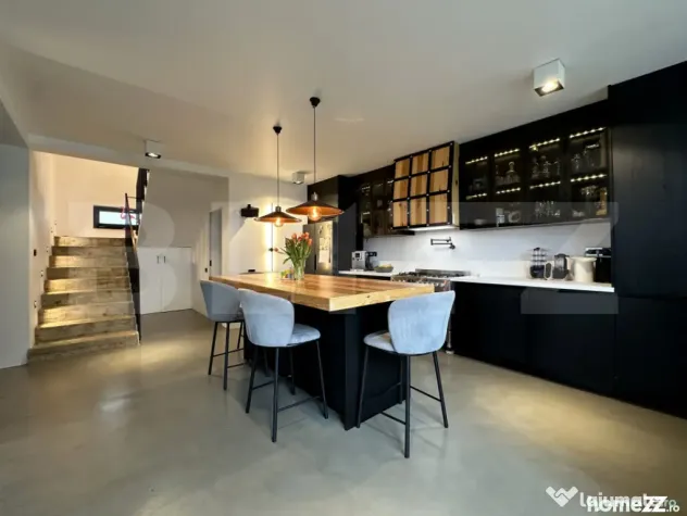 Casă modernă stil industrial, 120 mp utili, zona intrare B - Baciu (Cluj)