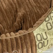 Pătuț Signature Round Mocha Mousse BRAUBRAU pentru Câini și Pisici 