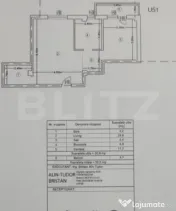 Apartament 2 camere, 50.90 mp, zona Visani 