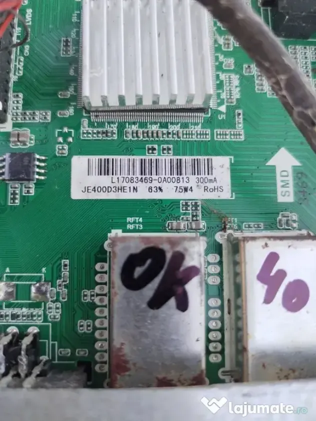 Placa tp. ms3663s. pb801 de 40