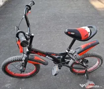 Bicicleta Baieti 4-6 Ani, Roti 16 Inch, Frane C-Brake, Roti Ajutatoare,Rich Baby