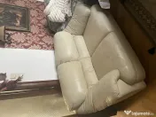 2 canapele de vânzare din piele naturală 